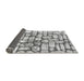 Sideview of Abstract Gray Modern Rug, abs1333gry