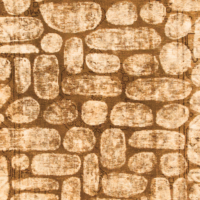 Machine Washable Abstract Orange Modern Area Rugs, wshabs1333org