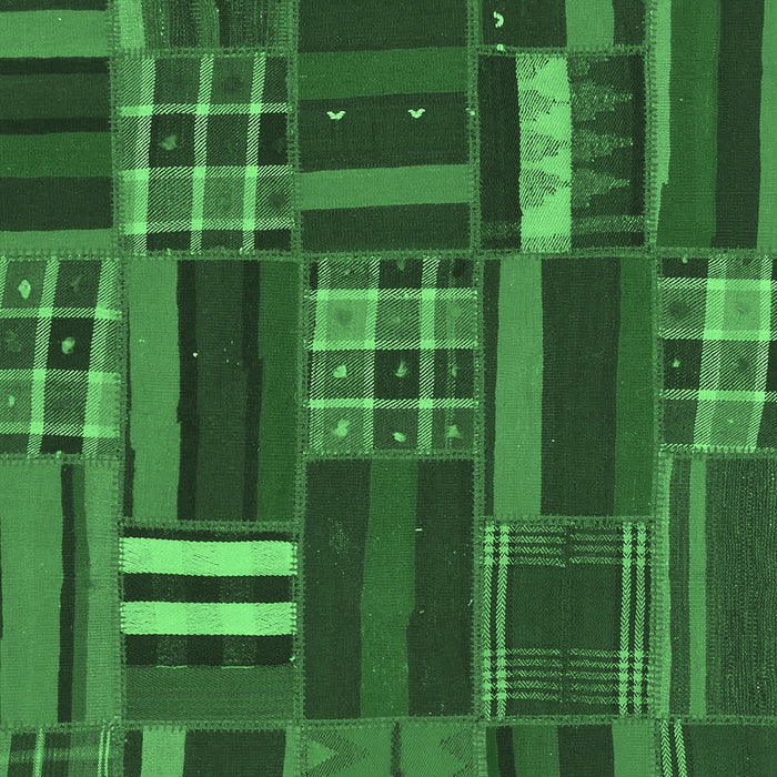 Southwestern Emerald Green Country Rug, abs1334emgrn