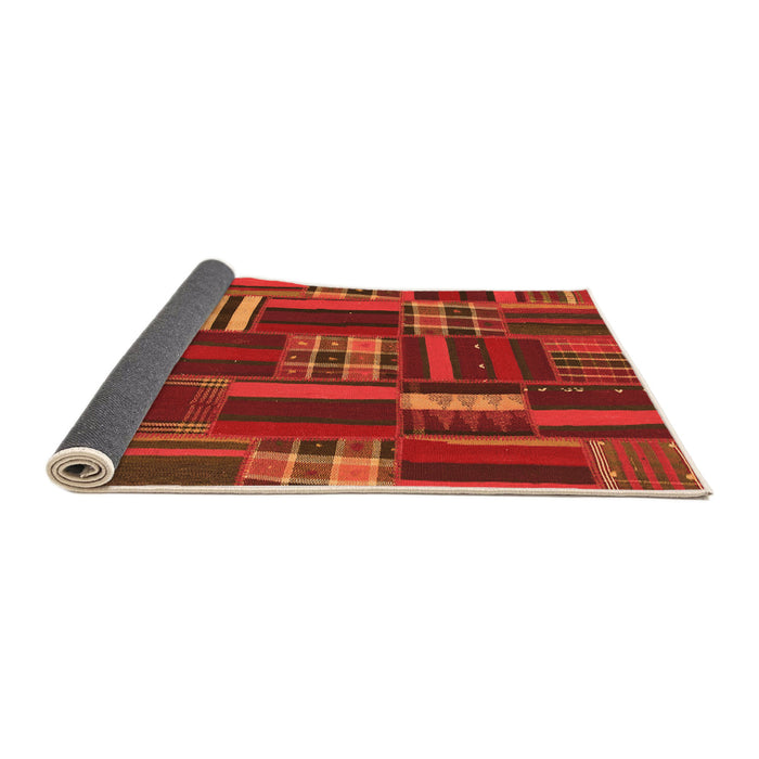 Sideview of Southwestern Orange Country Rug, abs1334org