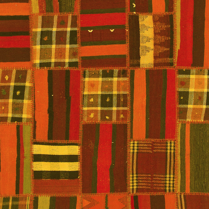 Southwestern Yellow Country Rug, abs1334yw