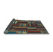 Sideview of Southwestern Light Blue Country Rug, abs1334lblu