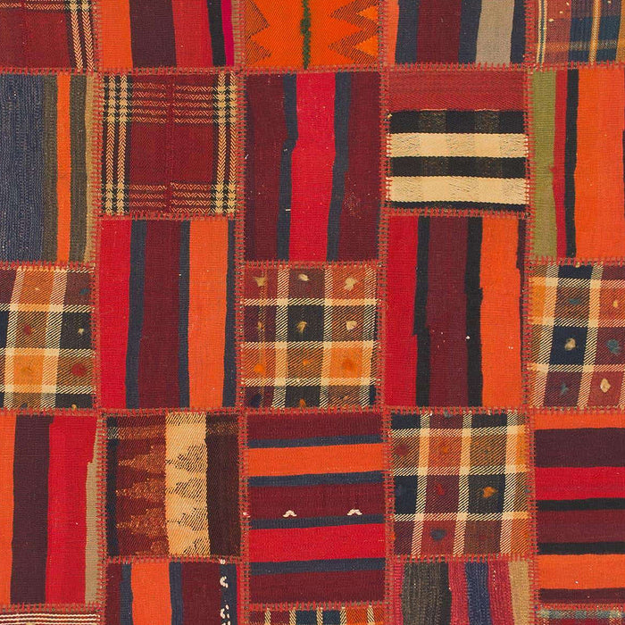 Abstract Red Southwestern Rug, abs1334