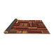 Sideview of Southwestern Brown Country Rug, abs1334brn