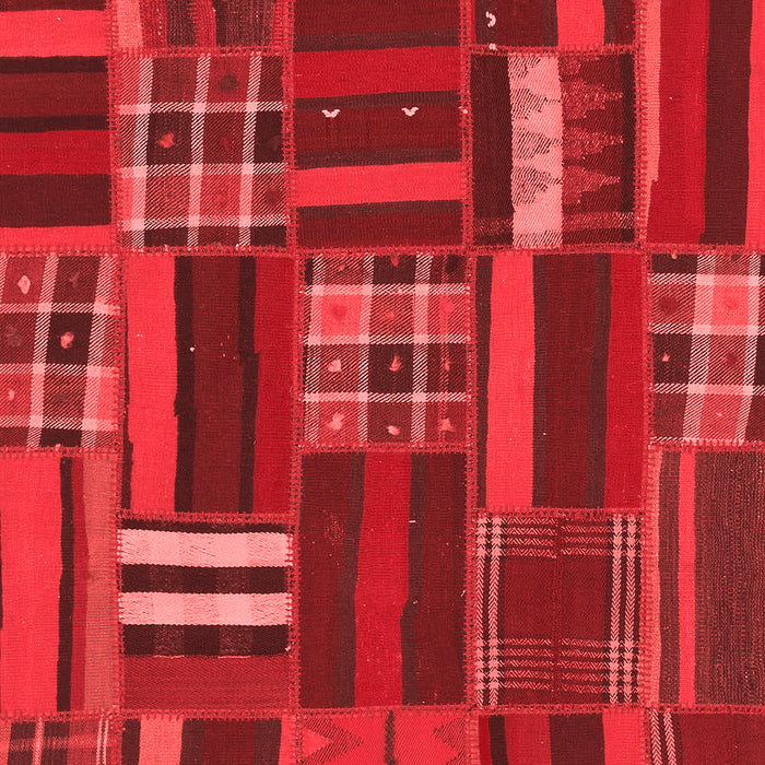 Machine Washable Southwestern Red Country Rug, wshabs1334red