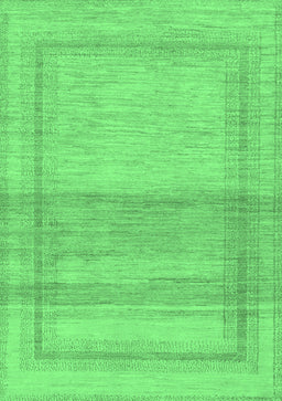 Abstract Emerald Green Modern Rug, abs1335emgrn