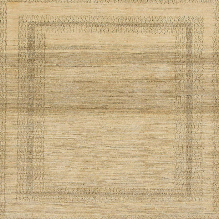 Square Abstract Metallic Gold Modern Rug, abs1335