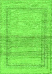 Abstract Green Modern Rug, abs1335grn