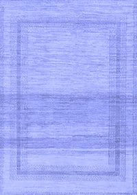 Abstract Blue Modern Rug, abs1335blu