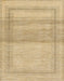 Abstract Metallic Gold Modern Rug, abs1335