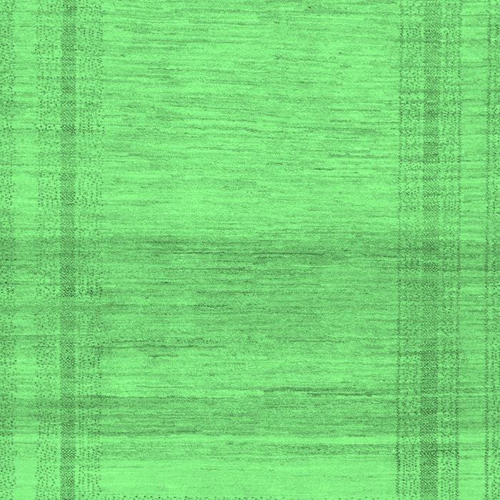 Machine Washable Abstract Emerald Green Modern Area Rugs, wshabs1335emgrn