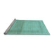 Sideview of Machine Washable Abstract Light Blue Modern Rug, wshabs1335lblu