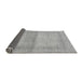 Sideview of Abstract Gray Modern Rug, abs1335gry