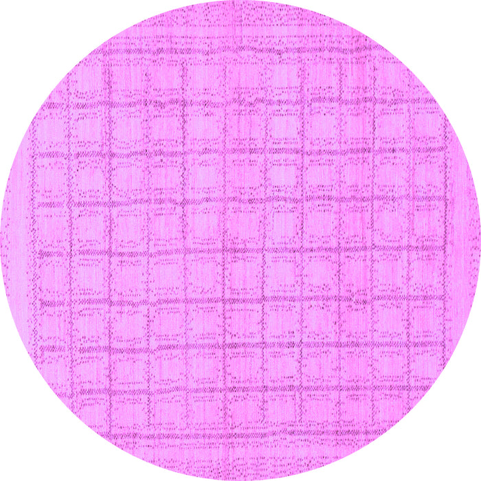 Round Solid Purple Modern Rug, abs1336pur