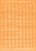 Solid Orange Modern Rug, abs1336org