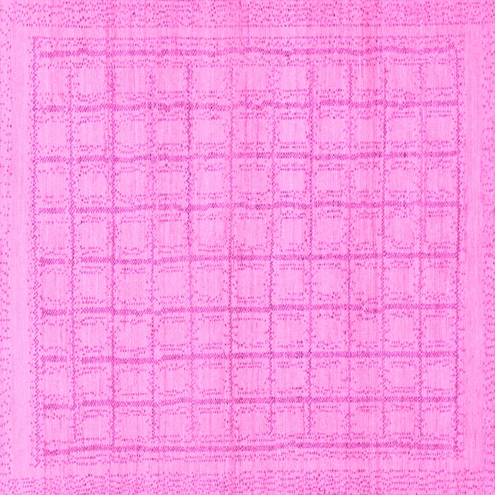 Square Solid Pink Modern Rug, abs1336pnk