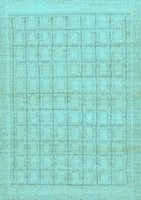 Solid Light Blue Modern Rug, abs1336lblu