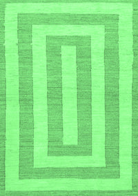 Solid Emerald Green Modern Rug, abs1337emgrn