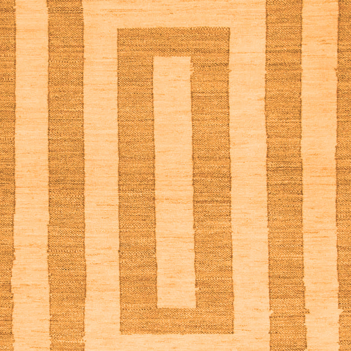Solid Orange Modern Rug, abs1337org