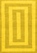 Solid Yellow Modern Rug, abs1337yw