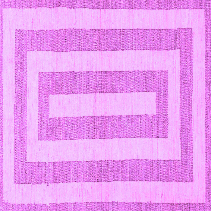 Square Machine Washable Solid Purple Modern Area Rugs, wshabs1337pur