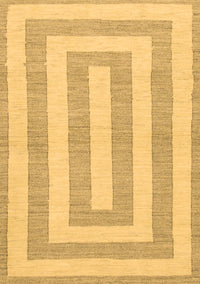 Solid Brown Modern Rug, abs1337brn