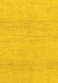 Solid Yellow Modern Rug, abs1338yw