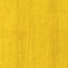 Square Machine Washable Solid Yellow Modern Rug, wshabs1338yw