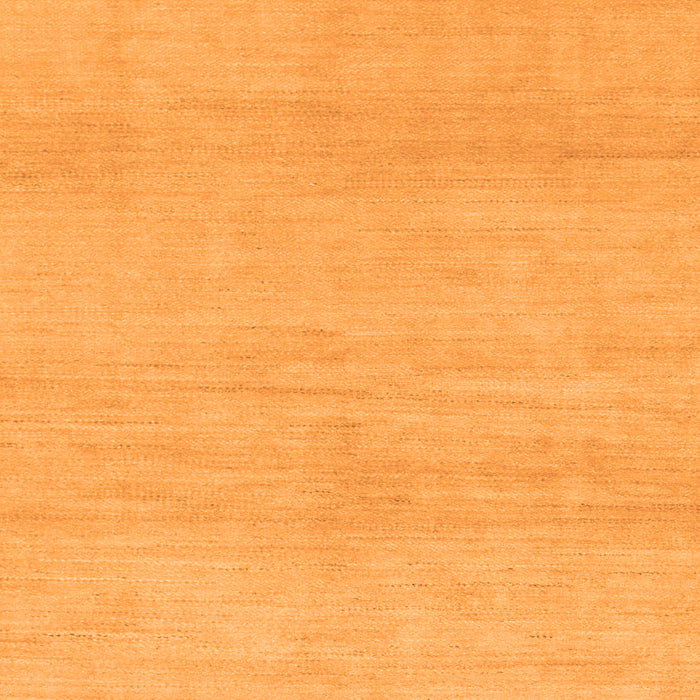Square Machine Washable Solid Orange Modern Area Rugs, wshabs1338org