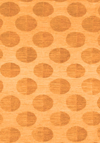 Solid Orange Modern Rug, abs1339org