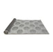 Sideview of Solid Gray Modern Rug, abs1339gry