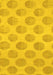 Machine Washable Solid Yellow Modern Rug, wshabs1339yw