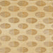 Square Abstract Yellow Solid Rug, abs1339