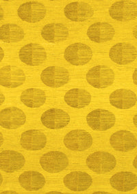 Solid Yellow Modern Rug, abs1339yw