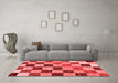 Modern Red Washable Rugs