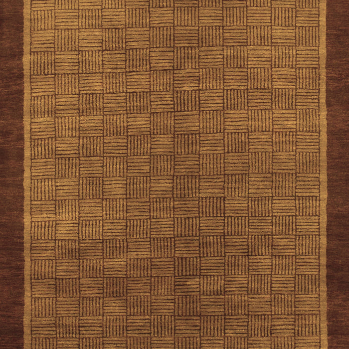Abstract Brown Modern Rug, abs1340brn