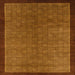 Square Machine Washable Abstract Sedona Brown Rug, wshabs1340