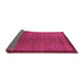 Sideview of Abstract Pink Modern Rug, abs1340pnk