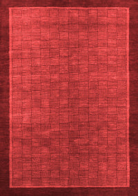 Abstract Red Modern Rug, abs1340red