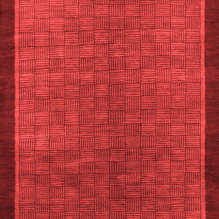 Abstract Red Modern Area Rugs