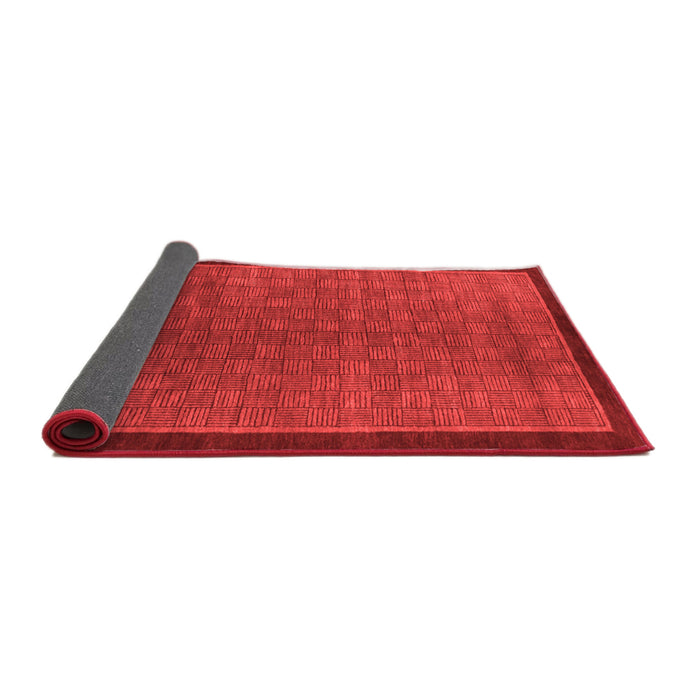 Abstract Red Modern Area Rugs