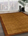 Abstract Sedona Brown Modern Rug in Family Room, abs1340