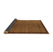 Sideview of Abstract Brown Modern Rug, abs1340brn