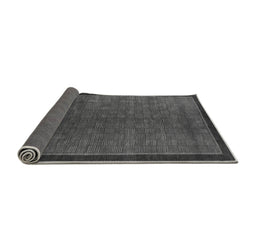 Sideview of Abstract Gray Modern Rug, abs1340gry