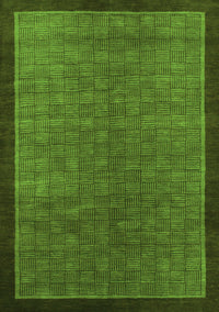 Abstract Green Modern Rug, abs1340grn