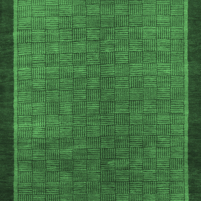 Abstract Emerald Green Modern Rug, abs1340emgrn