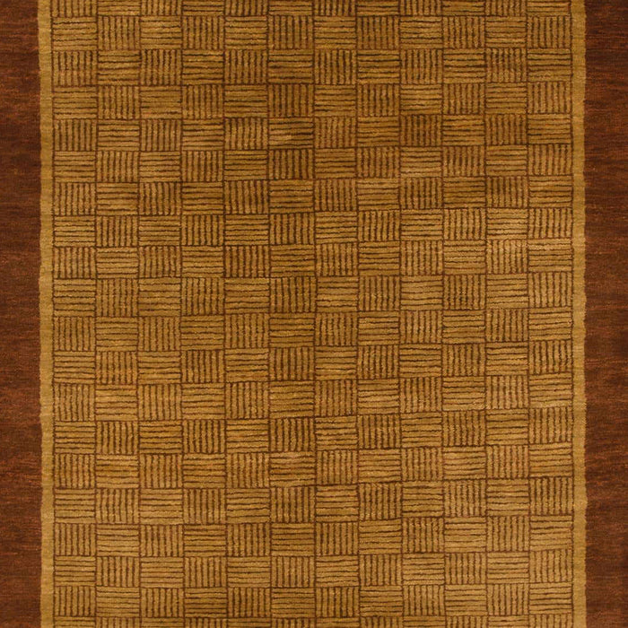 Machine Washable Abstract Sedona Brown Rug, wshabs1340