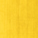 Square Solid Yellow Modern Rug, abs1341yw