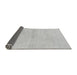 Sideview of Solid Gray Modern Rug, abs1341gry