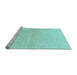 Sideview of Machine Washable Solid Light Blue Modern Rug, wshabs1341lblu